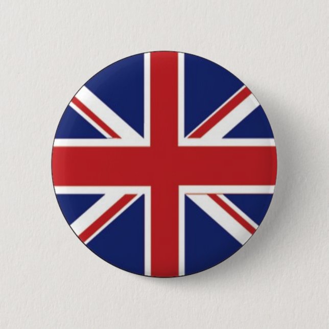 Chapa Redonda De 5 Cm Bandera de Inglaterra (Anverso)