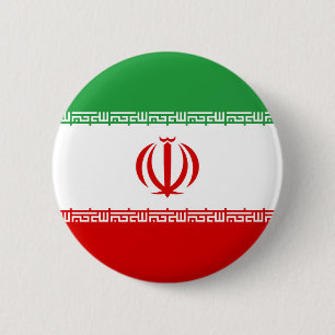 Chapa Redonda De 5 Cm Bandera de Irán