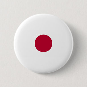 Chapa Redonda De 5 Cm Bandera de Japón