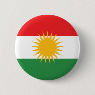 Chapa Redonda De 5 Cm Bandera de Kurdistán