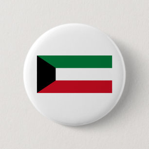 Chapa Redonda De 5 Cm Bandera de Kuwait