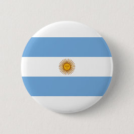 Chapa Redonda De 5 Cm Bandera de la Argentina