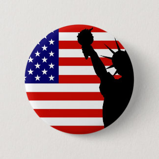 Chapa Redonda De 5 Cm Bandera de la libertad