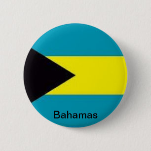 Chapa Redonda De 5 Cm Bandera de las Bahamas