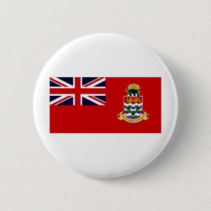 Chapa Redonda De 5 Cm Bandera de las Islas Caimán