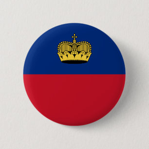 Chapa Redonda De 5 Cm Bandera de Liechtenstein