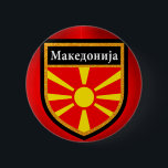 Chapa Redonda De 5 Cm Bandera de Macedonia<br><div class="desc">Bandera de Macedonia</div>