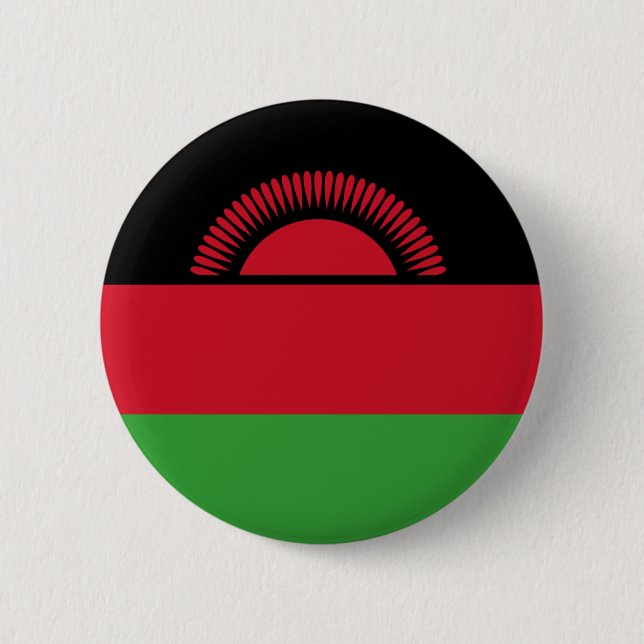 Chapa Redonda De 5 Cm Bandera de Malawi (Anverso)
