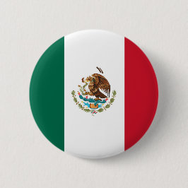 Chapa Redonda De 5 Cm Bandera de México