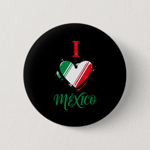 Chapa Redonda De 5 Cm Bandera de México Orgullo Mexicano Raíces Mexicana