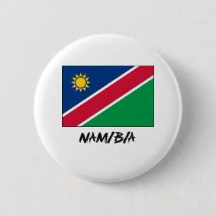 Chapa Redonda De 5 Cm Bandera de Namibia