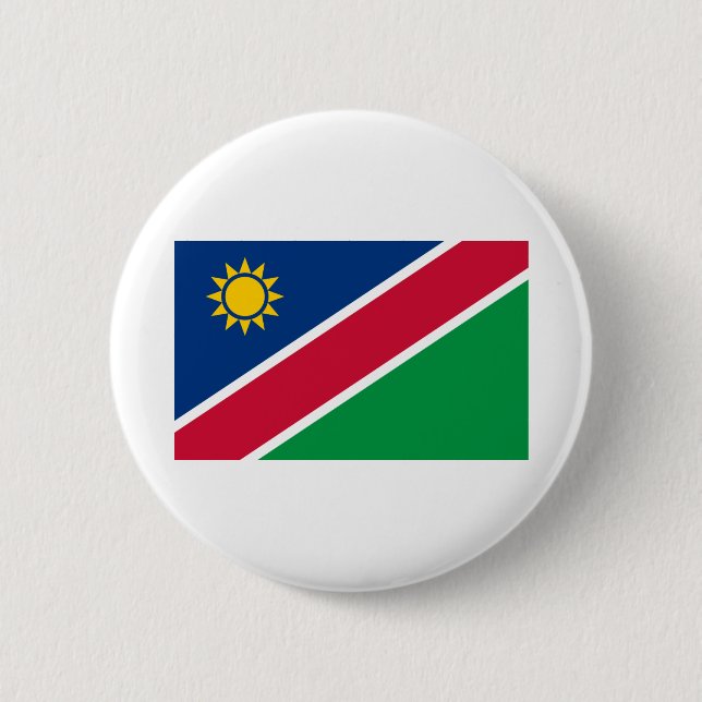 Chapa Redonda De 5 Cm Bandera de Namibia (Anverso)