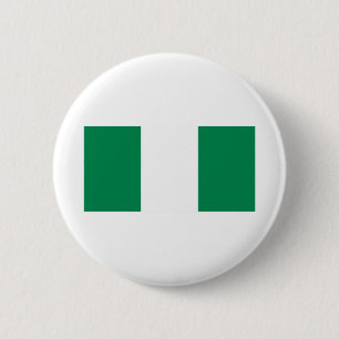 Chapa Redonda De 5 Cm Bandera de Nigeria
