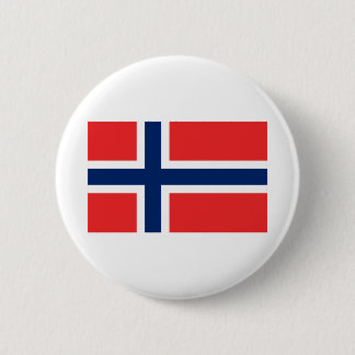 Chapa Redonda De 5 Cm Bandera de Noruega