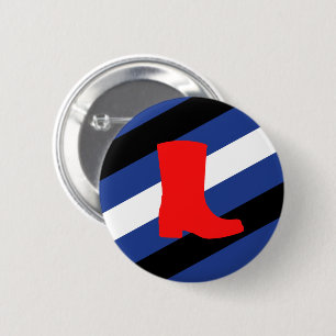 Chapa Redonda De 5 Cm Bandera de Orgullo de Bota