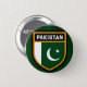 Chapa Redonda De 5 Cm Bandera de Pakistán (Anverso y reverso)