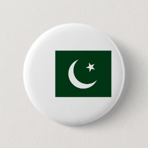 Chapa Redonda De 5 Cm Bandera de Pakistán