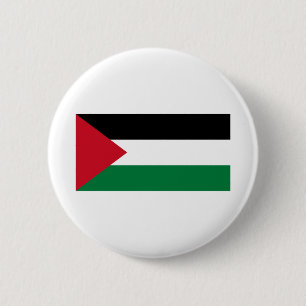 Chapa Redonda De 5 Cm Bandera de Palestina