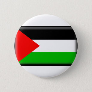 Chapa Redonda De 5 Cm Bandera de Palestina