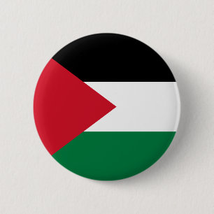 Chapa Redonda De 5 Cm Bandera de Palestina