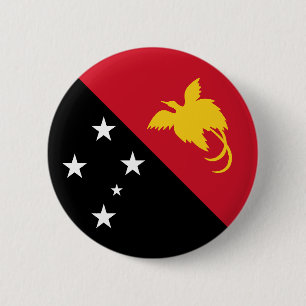Chapa Redonda De 5 Cm Bandera de Papúa Nueva Guinea