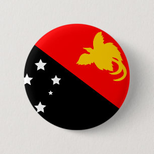 Chapa Redonda De 5 Cm Bandera de Papúa Nueva Guinea