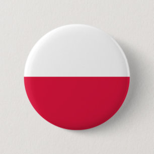 Chapa Redonda De 5 Cm Bandera de Polonia