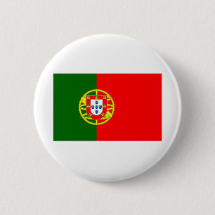 Chapa Redonda De 5 Cm Bandera de Portugal