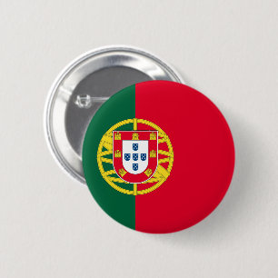 Chapa Redonda De 5 Cm Bandera de Portugal para el Día de Portugal