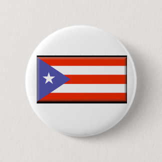 Chapa Redonda De 5 Cm Bandera de Puerto Rico