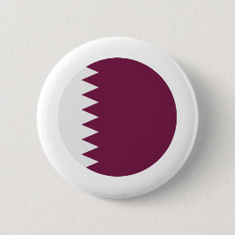Chapa Redonda De 5 Cm Bandera de Qatar