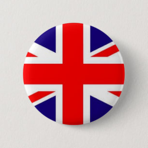 Chapa Redonda De 5 Cm bandera de reino unido