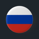 Chapa Redonda De 5 Cm Bandera de Rusia<br><div class="desc">Bandera patriótica de Rusia.</div>