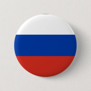 Chapa Redonda De 5 Cm Bandera de Rusia - Ф л а г Р о с   -      de la с 