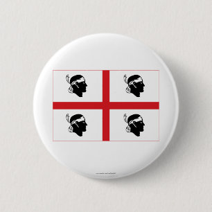 Chapa Redonda De 5 Cm Bandera de Sardegna