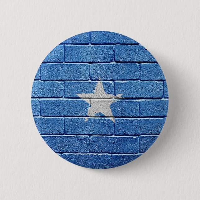 Chapa Redonda De 5 Cm Bandera de Somalia (Anverso)