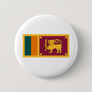 Chapa Redonda De 5 Cm Bandera de Sri Lanka