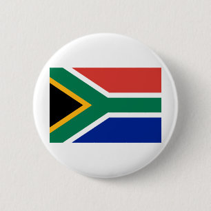 Chapa Redonda De 5 Cm Bandera de Sudáfrica