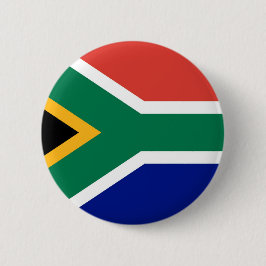 Chapa Redonda De 5 Cm Bandera de Sudáfrica