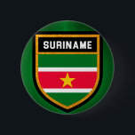 Chapa Redonda De 5 Cm Bandera de Surinam<br><div class="desc">Bandera de Surinam</div>