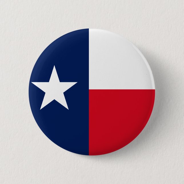 CHAPA REDONDA DE 5 CM BANDERA DE TEJAS (Anverso)