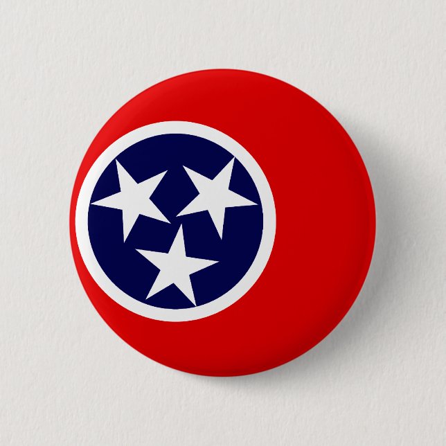 CHAPA REDONDA DE 5 CM BANDERA DE TENNESSEE (Anverso)