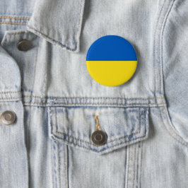Chapa Redonda De 5 Cm Bandera de Ucrania