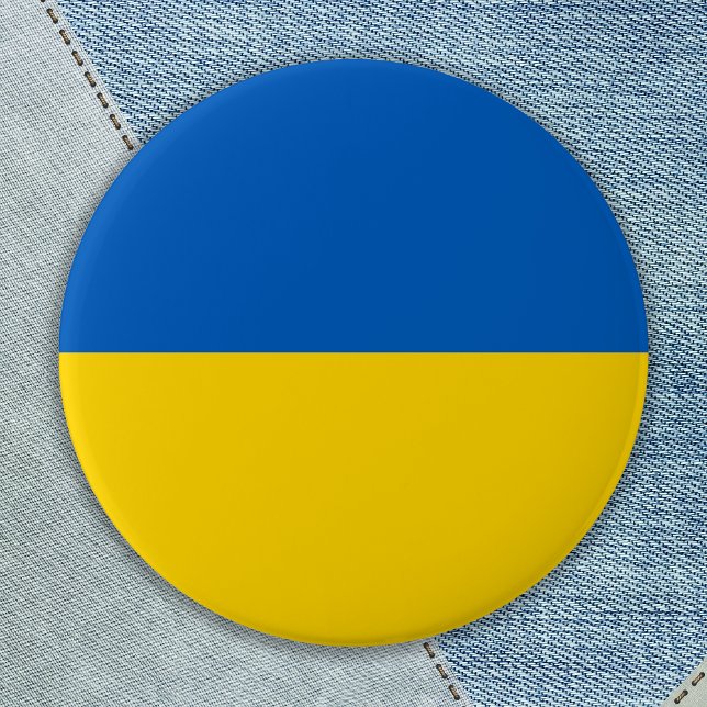 Chapa Redonda De 5 Cm Bandera de Ucrania Apoya al amarillo azul  (Subido por el creador)