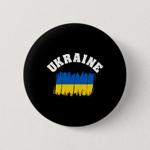 Chapa Redonda De 5 Cm Bandera de Ucrania Bandera Nacional Kiev Ucraniano