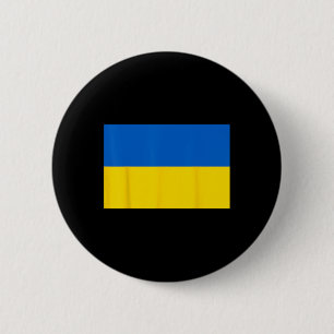 Chapa Redonda De 5 Cm Bandera de Ucrania Orgullo Ucraniano Bandera Patri
