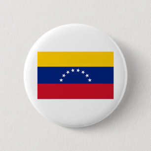 Chapa Redonda De 5 Cm Bandera de Venezuela