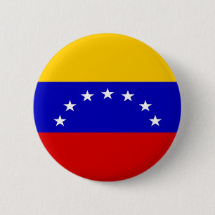 Chapa Redonda De 5 Cm Bandera de Venezuela