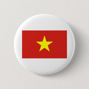 Chapa Redonda De 5 Cm Bandera de Viet Nam
