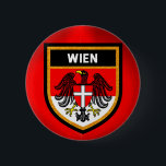 Chapa Redonda De 5 Cm Bandera de Wien<br><div class="desc">Bandera de Wien</div>